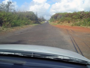 アフキニ桟橋近くにあった線路