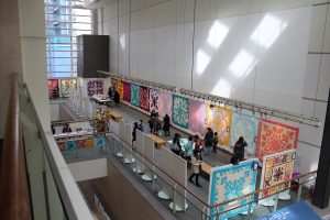 横浜みなとみらいでのキルト展