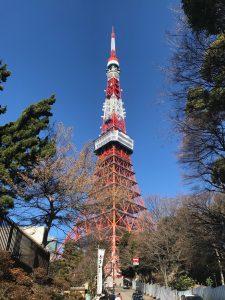 豆腐屋うかいのすぐ後ろは東京タワーでした