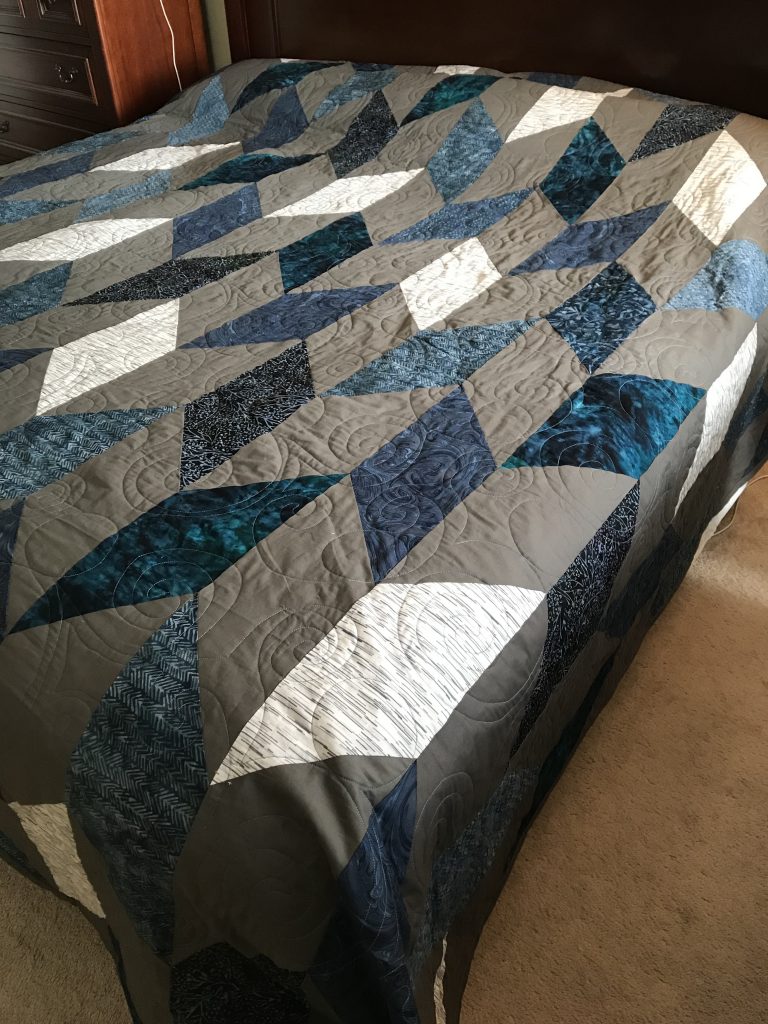 大きなミシンキルトの作品 パシフィックリゾートのホロホロ ハワイ カワラ版