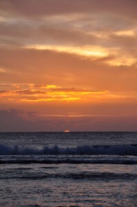ハエナ・ビーチから眺める夕陽