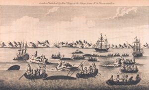 19世紀の捕鯨船
