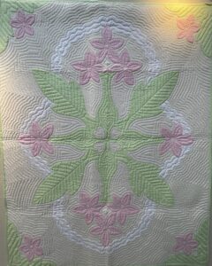 プルメリアのベビーキルト