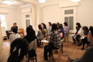 2014年、近藤純夫さんのとキルターとの交流会